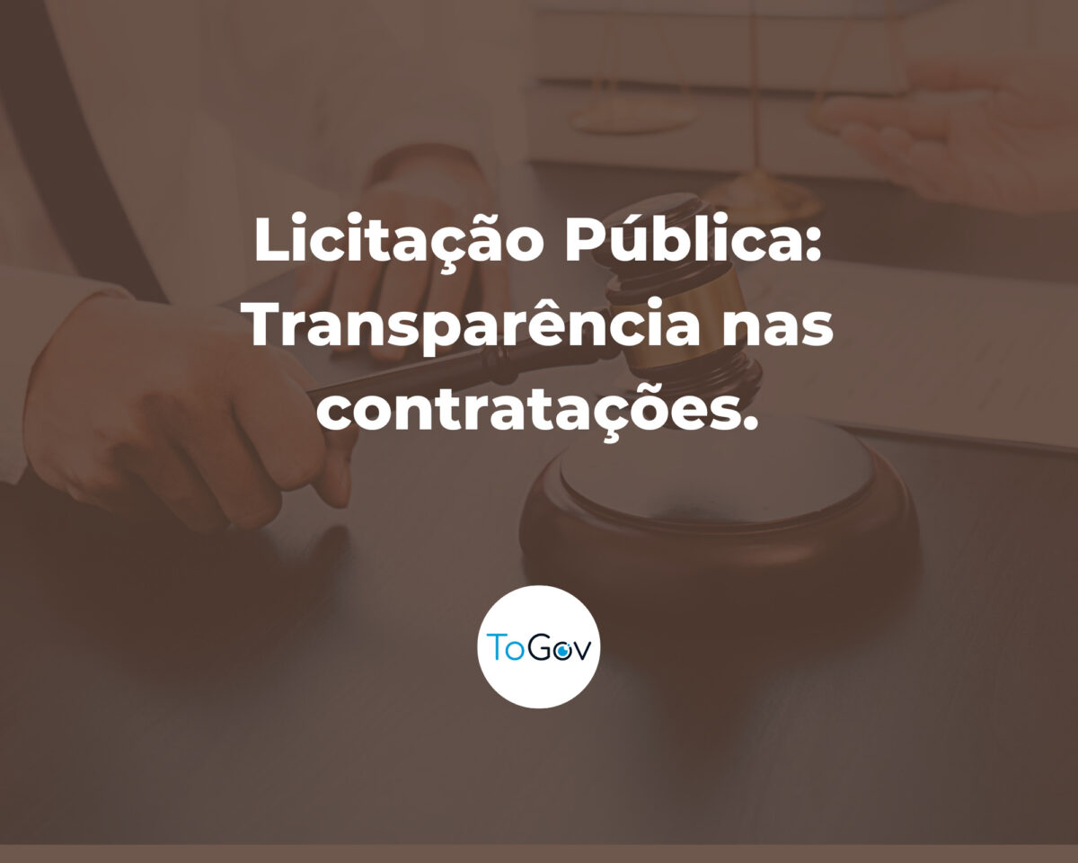 licitação pública togov